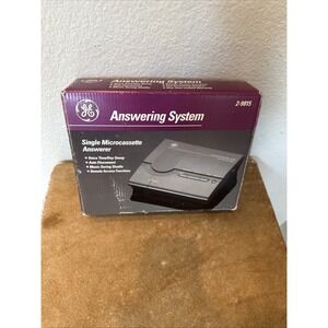 General Electric GE 2-9815 Single Microcassette Answering Machine System NIB